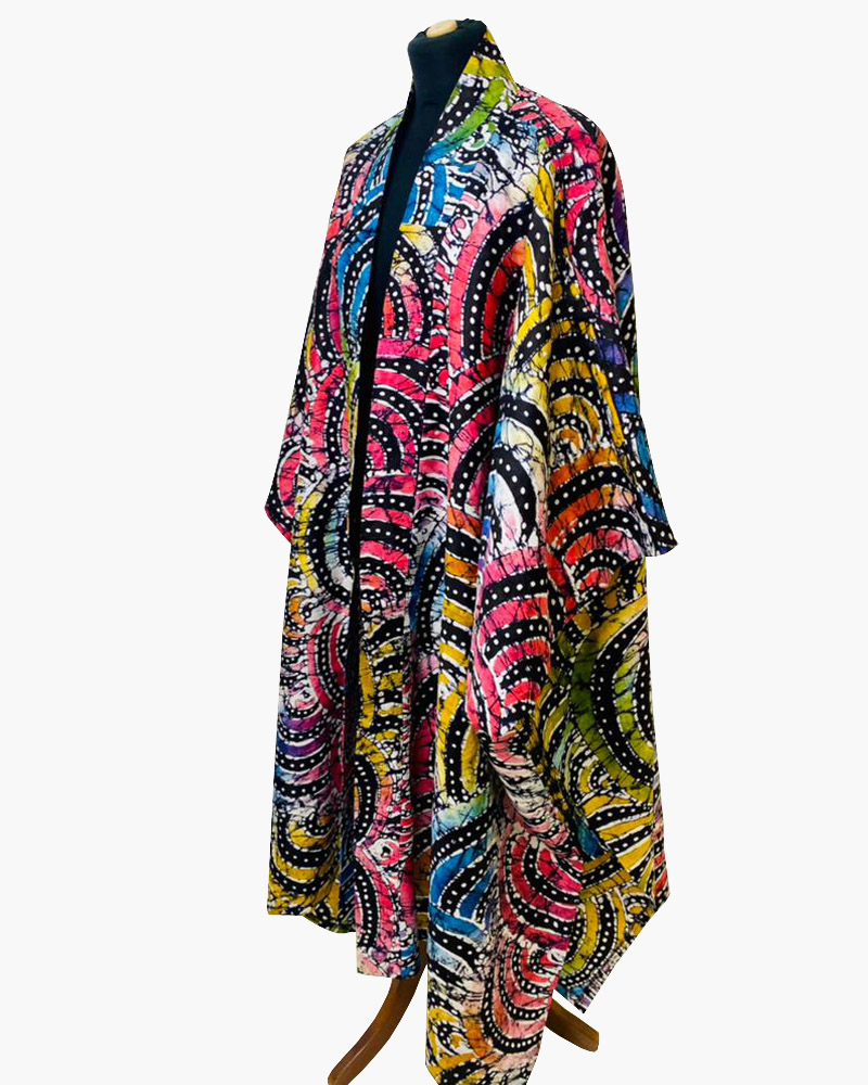 Adire Kimono Jacket – Aries By Safia